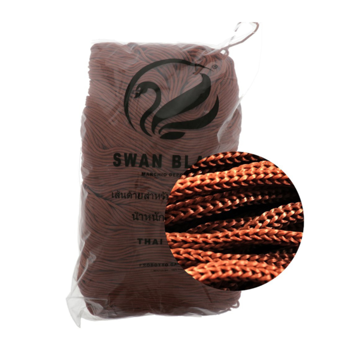 Swan Black Macrame virvelė 2mm